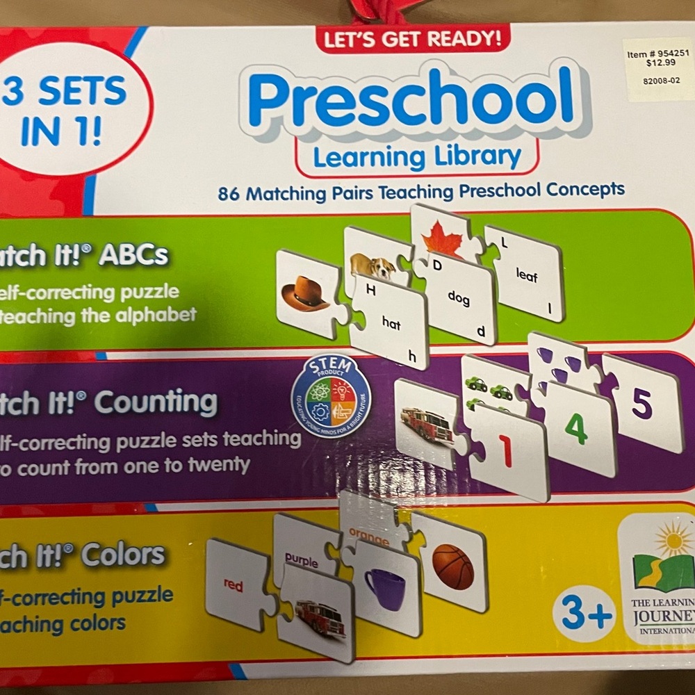 Preschool Learning Library - 86 Matching Pairs - Picture 3 of 4